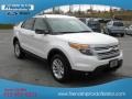 2012 White Platinum Tri-Coat Ford Explorer XLT 4WD  photo #4