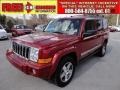2010 Inferno Red Crystal Pearl Jeep Commander Sport  photo #1