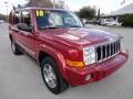 2010 Inferno Red Crystal Pearl Jeep Commander Sport  photo #12