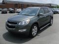 2010 Steel Green Metallic Chevrolet Traverse LT  photo #1