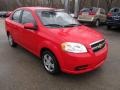 2010 Victory Red Chevrolet Aveo LT Sedan  photo #5