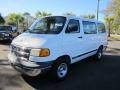 Bright White 2002 Dodge Ram Van 1500 Passenger