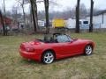 2001 Classic Red Mazda MX-5 Miata Roadster  photo #24