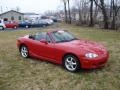 2001 Classic Red Mazda MX-5 Miata Roadster  photo #25