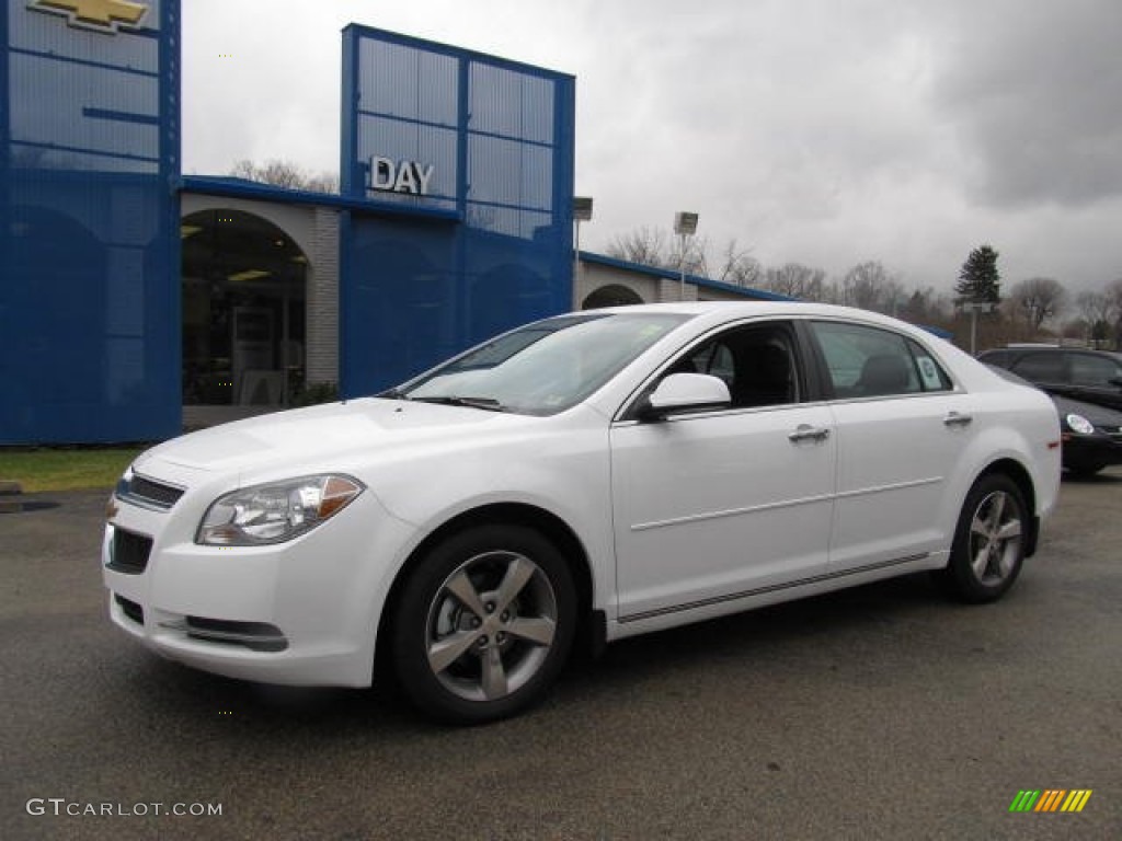 2012 Malibu LT - Summit White / Ebony photo #1