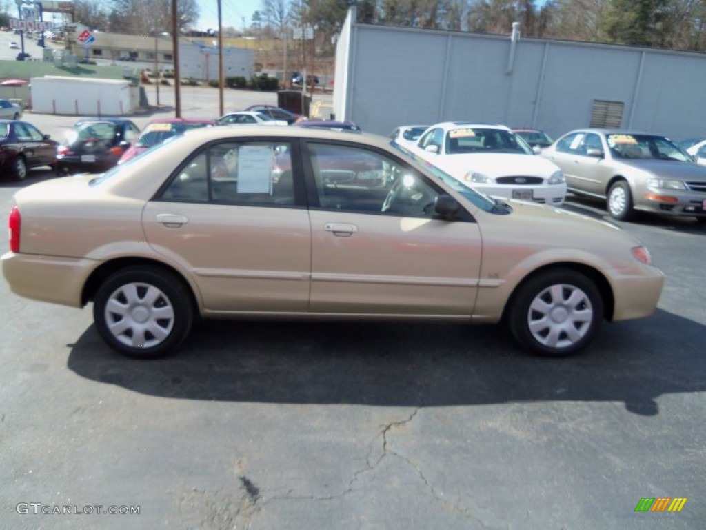 2001 Protege LX - Sand Mica / Beige photo #8