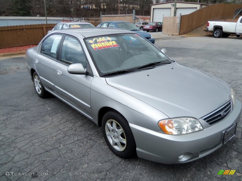 2003 Spectra Sedan - Pewter Grey / Grey photo #1