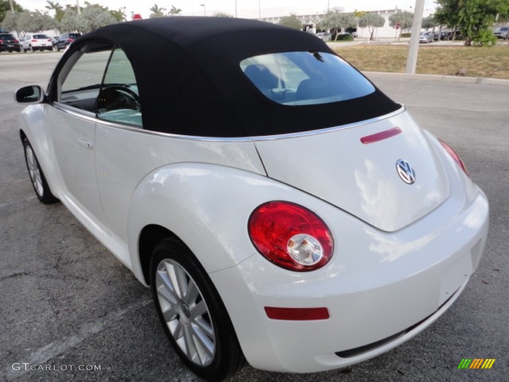 2009 New Beetle 2.5 Convertible - Candy White / Black photo #5