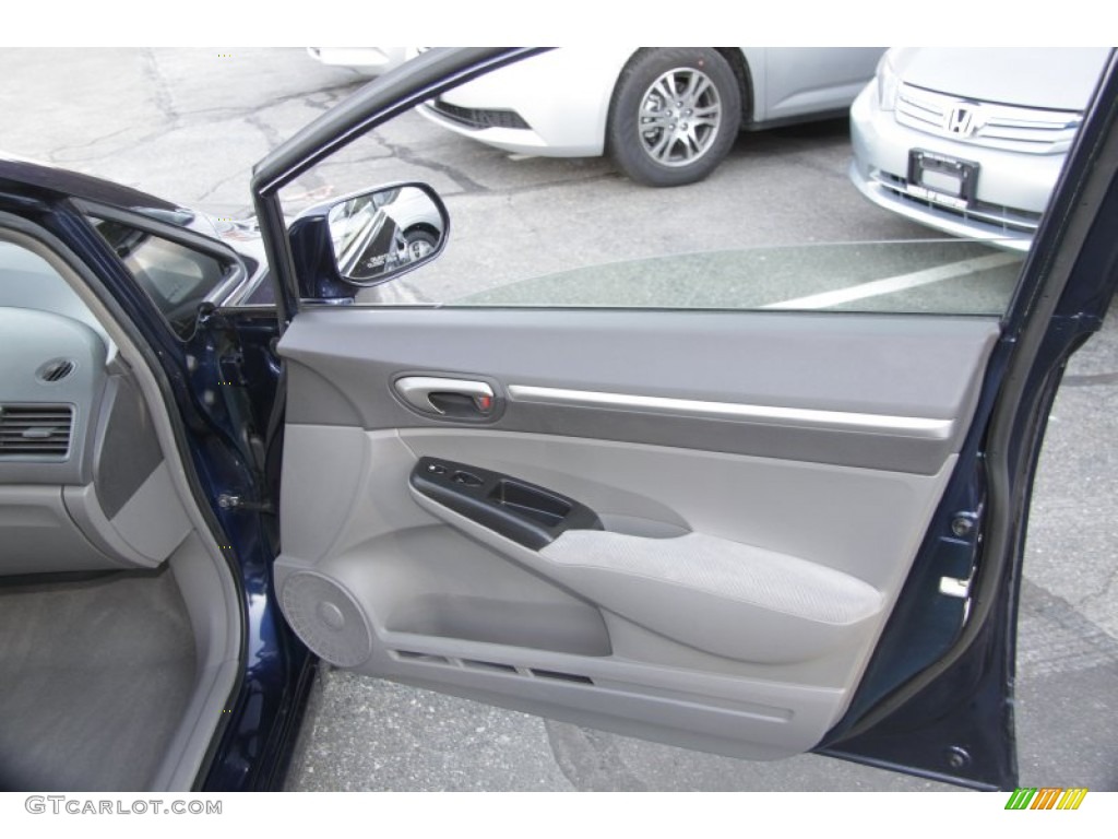 2009 Civic EX Sedan - Royal Blue Pearl / Gray photo #15