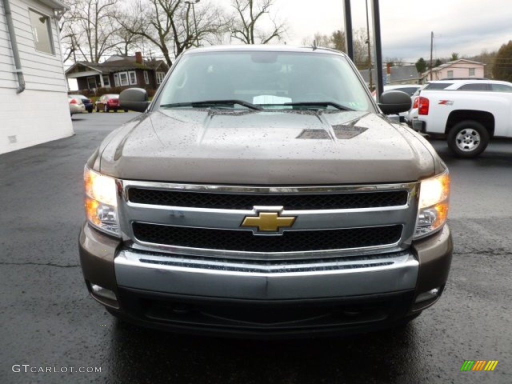 2008 Silverado 1500 LT Extended Cab 4x4 - Desert Brown Metallic / Ebony photo #2