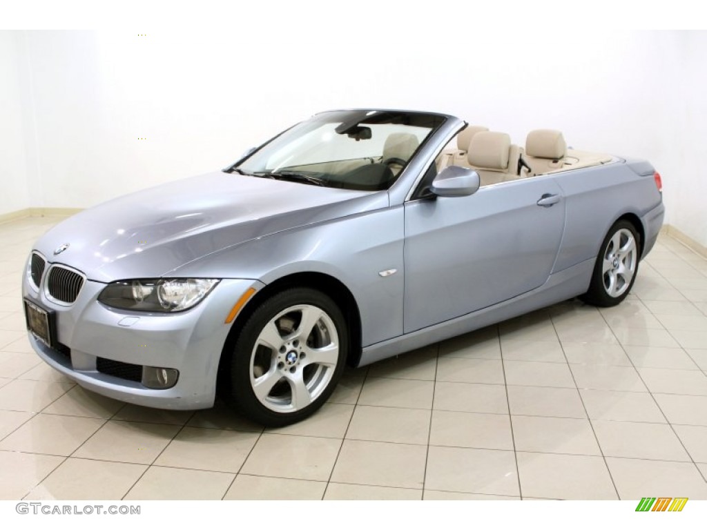 2010 3 Series 328i Convertible - Blue Water Metallic / Cream Beige photo #3