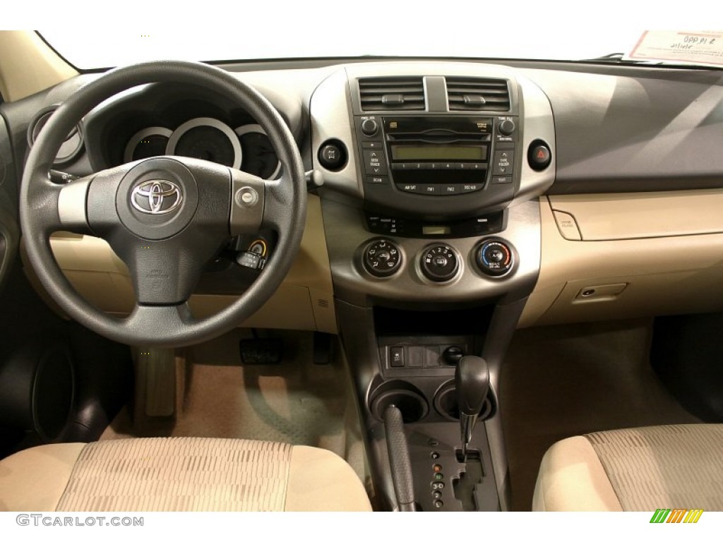 2009 Toyota RAV4 4WD Sand Beige Dashboard Photo #60239140