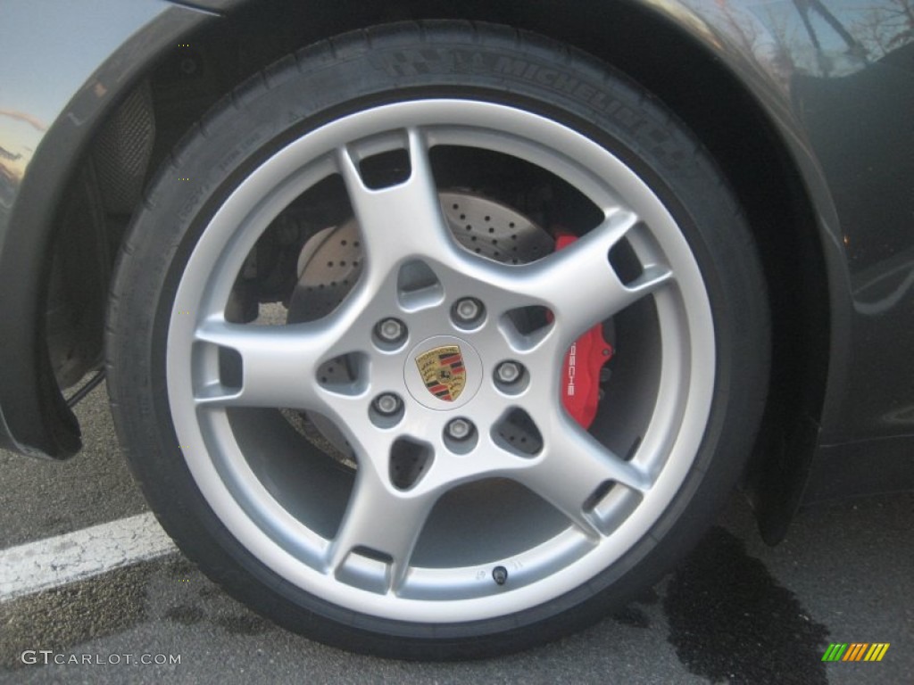 2005 911 Carrera S Coupe - Slate Grey Metallic / Black photo #36