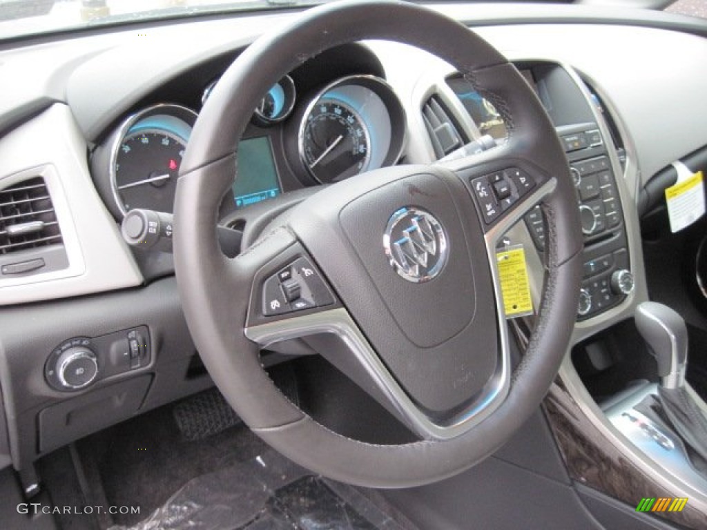2012 Buick Verano FWD Medium Titanium Steering Wheel Photo #60241306