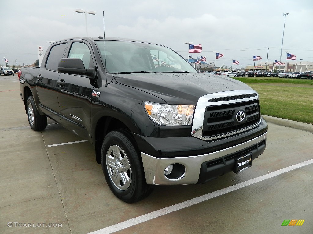 2012 Tundra CrewMax 4x4 - Black / Graphite photo #3