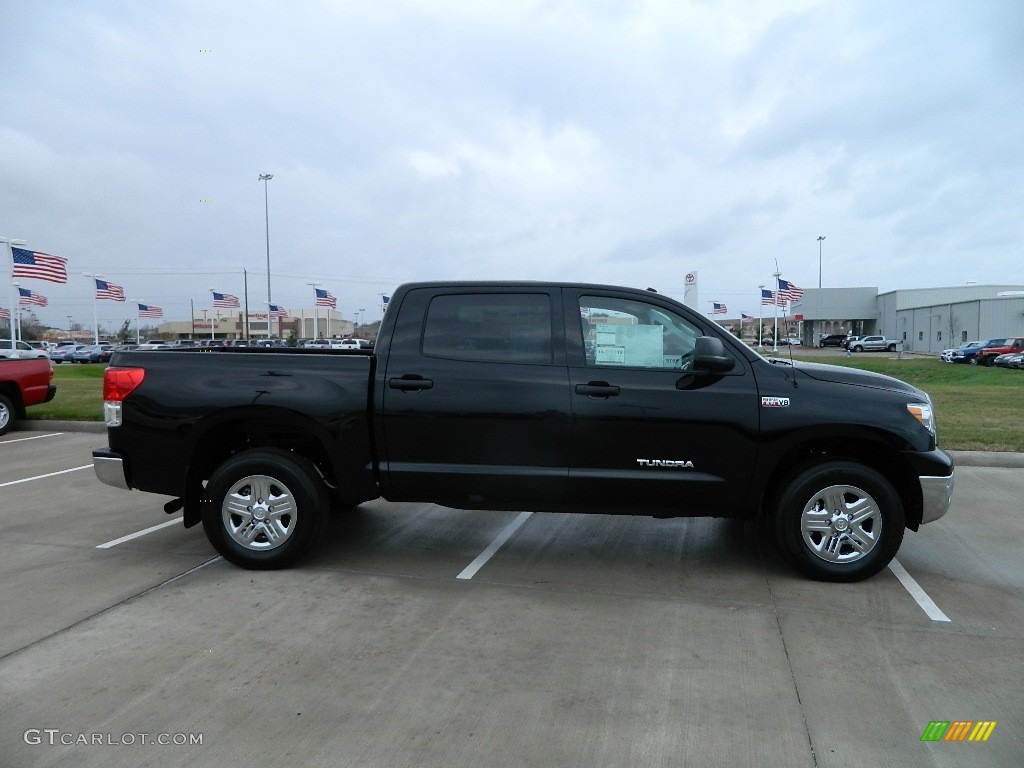 2012 Tundra CrewMax 4x4 - Black / Graphite photo #4