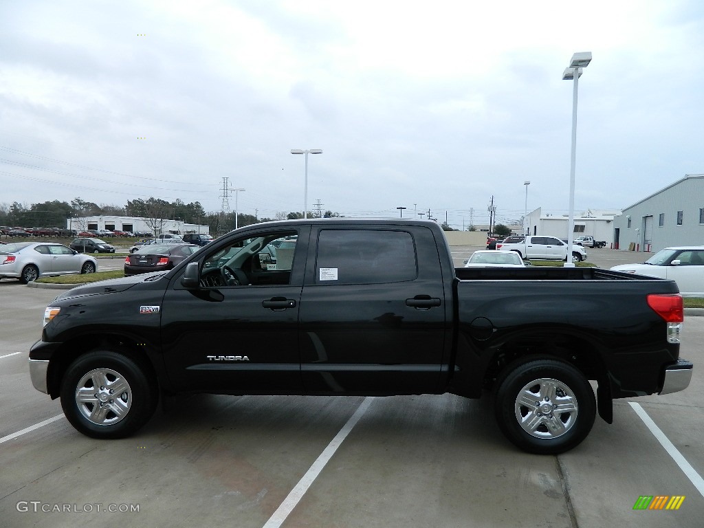 2012 Tundra CrewMax 4x4 - Black / Graphite photo #8