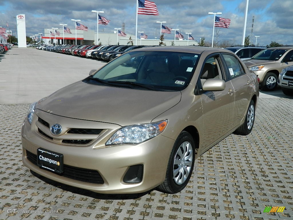 Sandy Beach Metallic Toyota Corolla