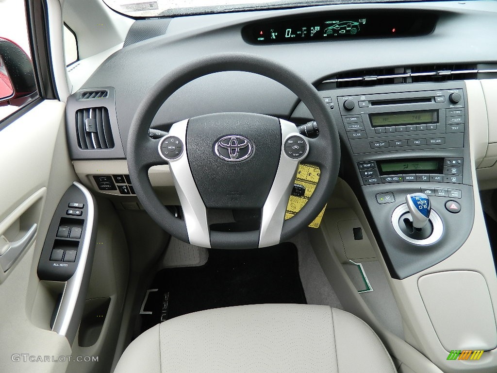 2011 Toyota Prius Hybrid II Bisque Dashboard Photo #60244009