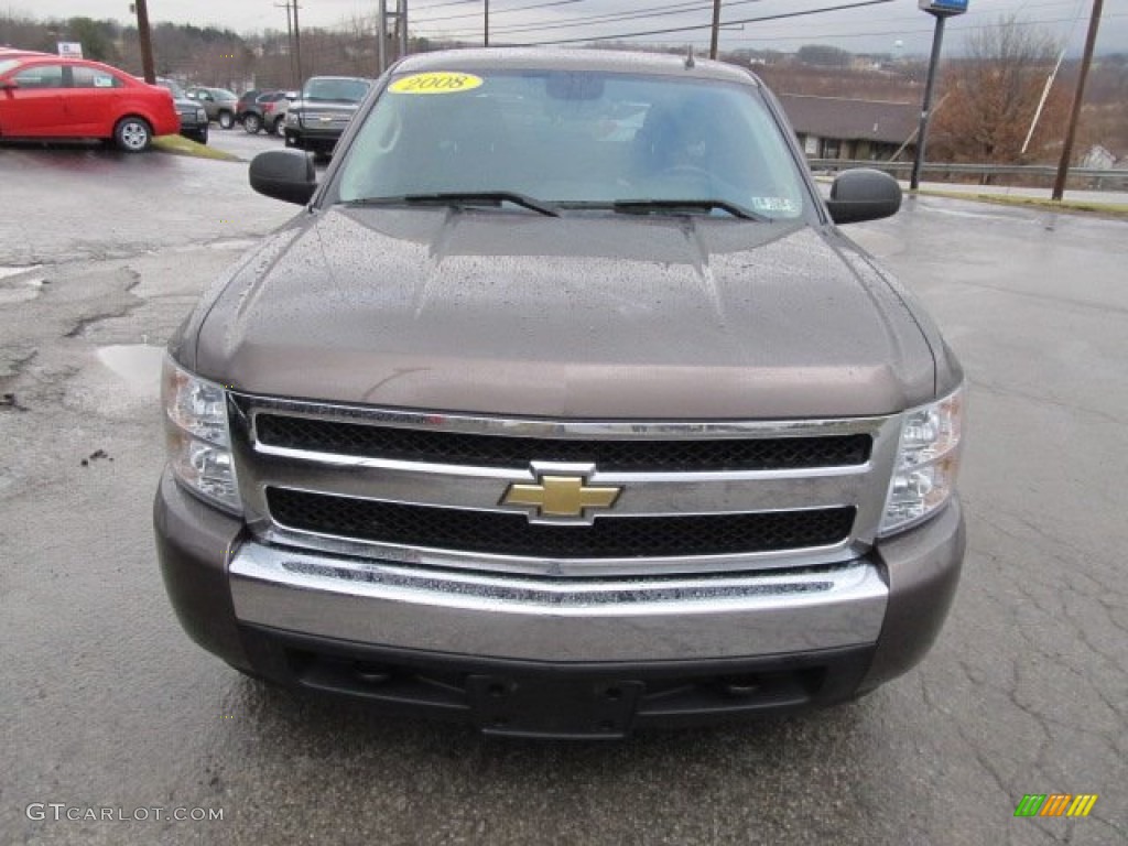 2008 Silverado 1500 LT Extended Cab 4x4 - Desert Brown Metallic / Ebony photo #12