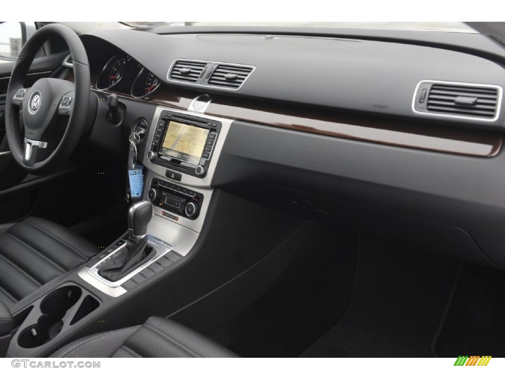 2012 Volkswagen CC Lux Plus Black Dashboard Photo #60245225