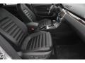 2012 Volkswagen CC Black Interior Front Seat Photo