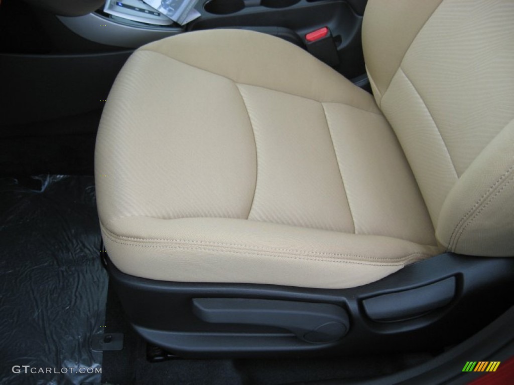 2012 Elantra GLS - Red Allure / Beige photo #14