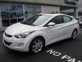 2012 Shimmering White Hyundai Elantra Limited  photo #2