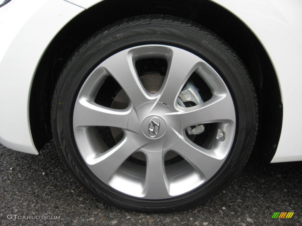 2012 Elantra Limited - Shimmering White / Black photo #10