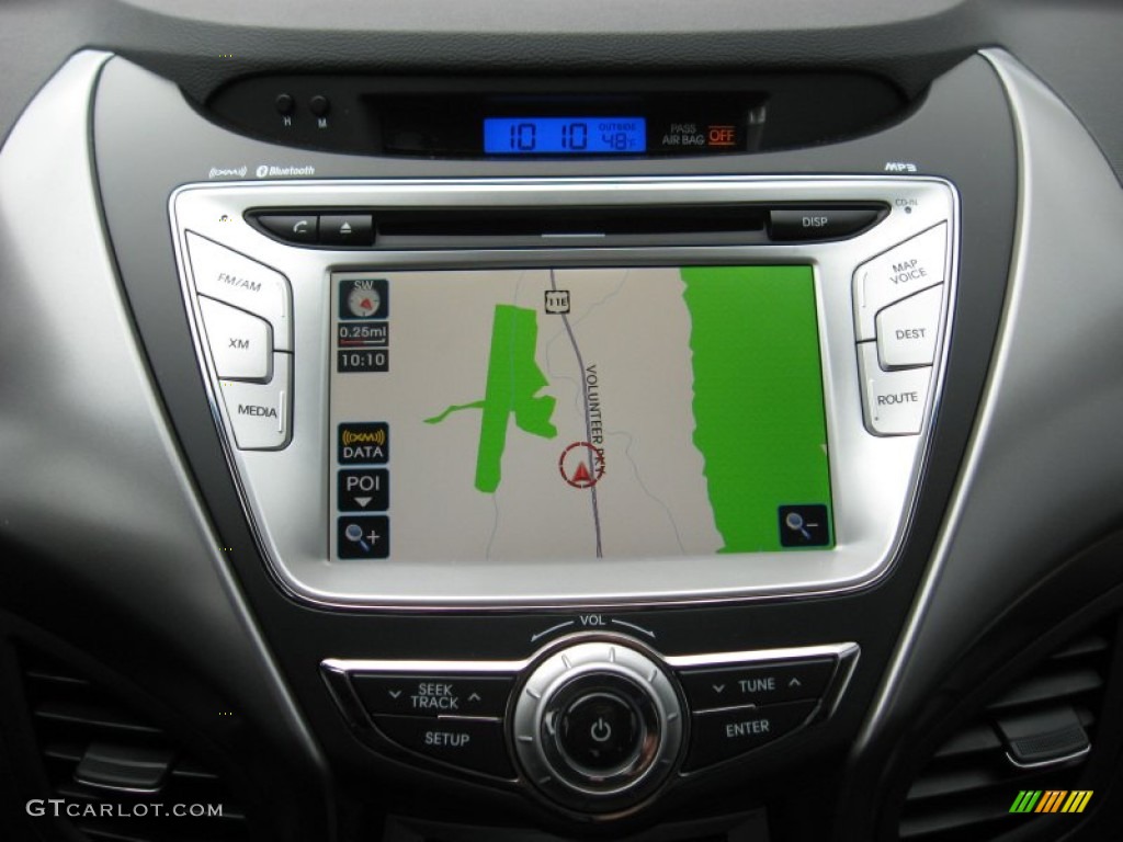 2012 Elantra Limited - Shimmering White / Black photo #23