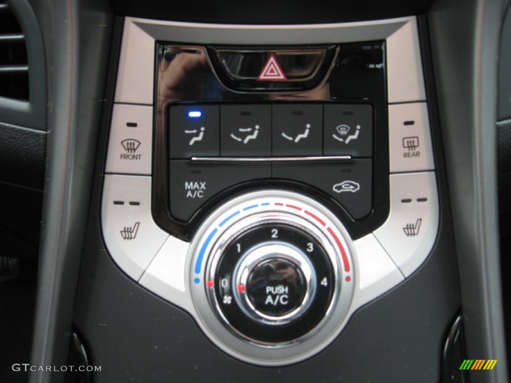 2012 Elantra Limited - Shimmering White / Black photo #24