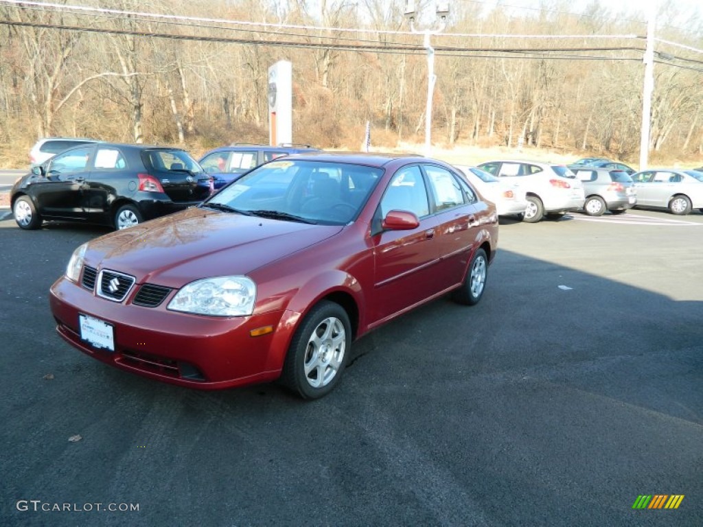 Fusion Red Metallic Suzuki Forenza