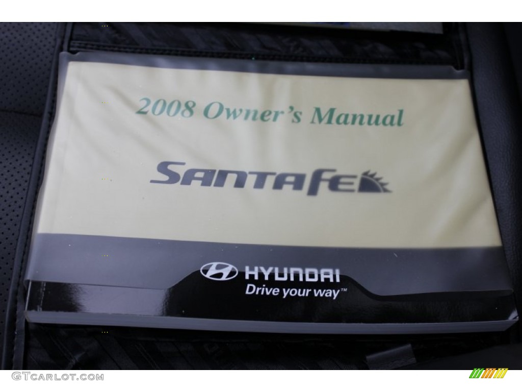 2008 Santa Fe Limited 4WD - Bright Silver / Black photo #4