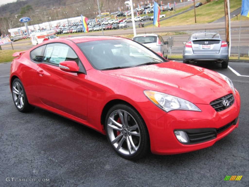 Tsukuba Red 2012 Hyundai Genesis Coupe 3.8 Track Exterior Photo #60246886