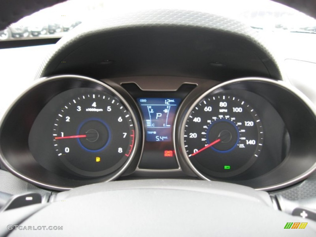 2012 Hyundai Veloster Standard Veloster Model Gauges Photo #60247342