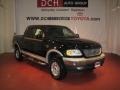 2003 Black Ford F150 XLT SuperCrew 4x4  photo #3