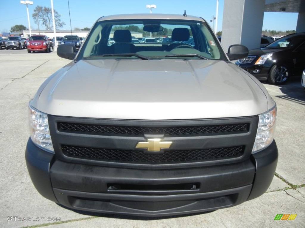 2009 Silverado 1500 Regular Cab - Silver Birch Metallic / Dark Titanium photo #2