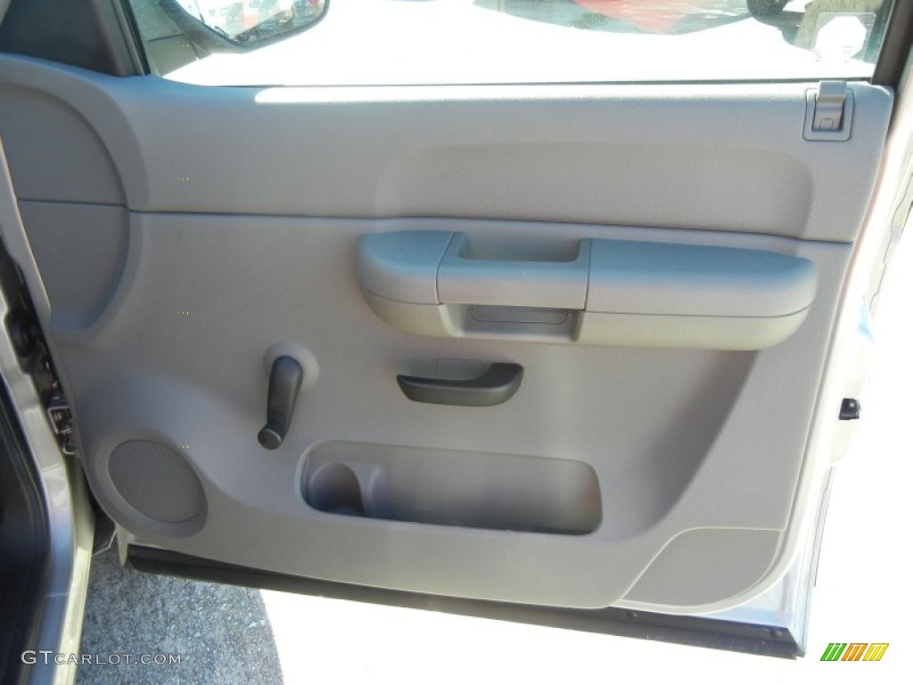2009 Silverado 1500 Regular Cab - Silver Birch Metallic / Dark Titanium photo #7