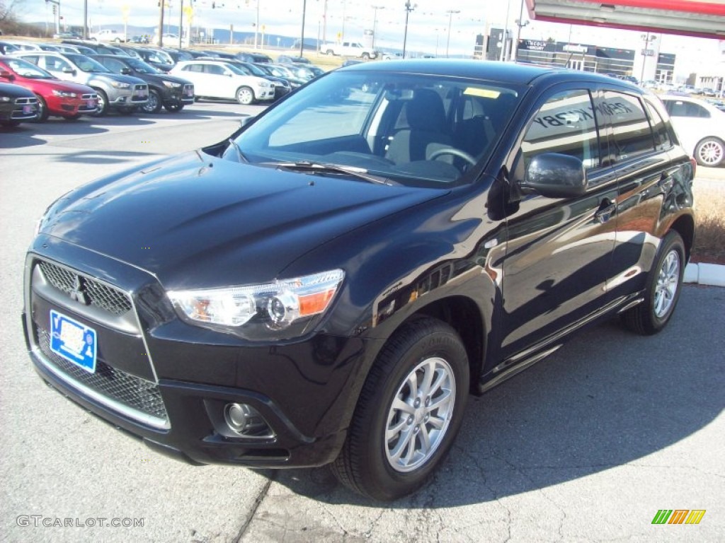 2012 Outlander Sport ES - Labrador Black / Black photo #1