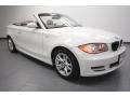 2008 Alpine White BMW 1 Series 128i Convertible  photo #1