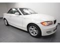 2008 Alpine White BMW 1 Series 128i Convertible  photo #9