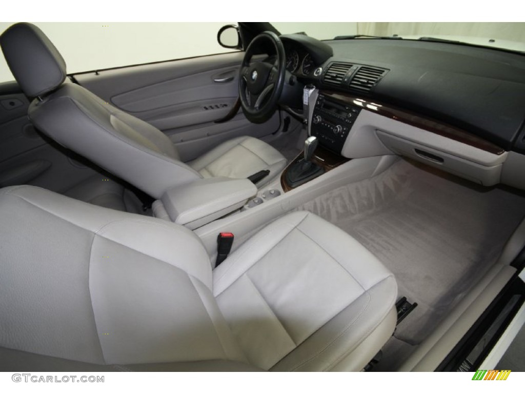2008 1 Series 128i Convertible - Alpine White / Taupe photo #29