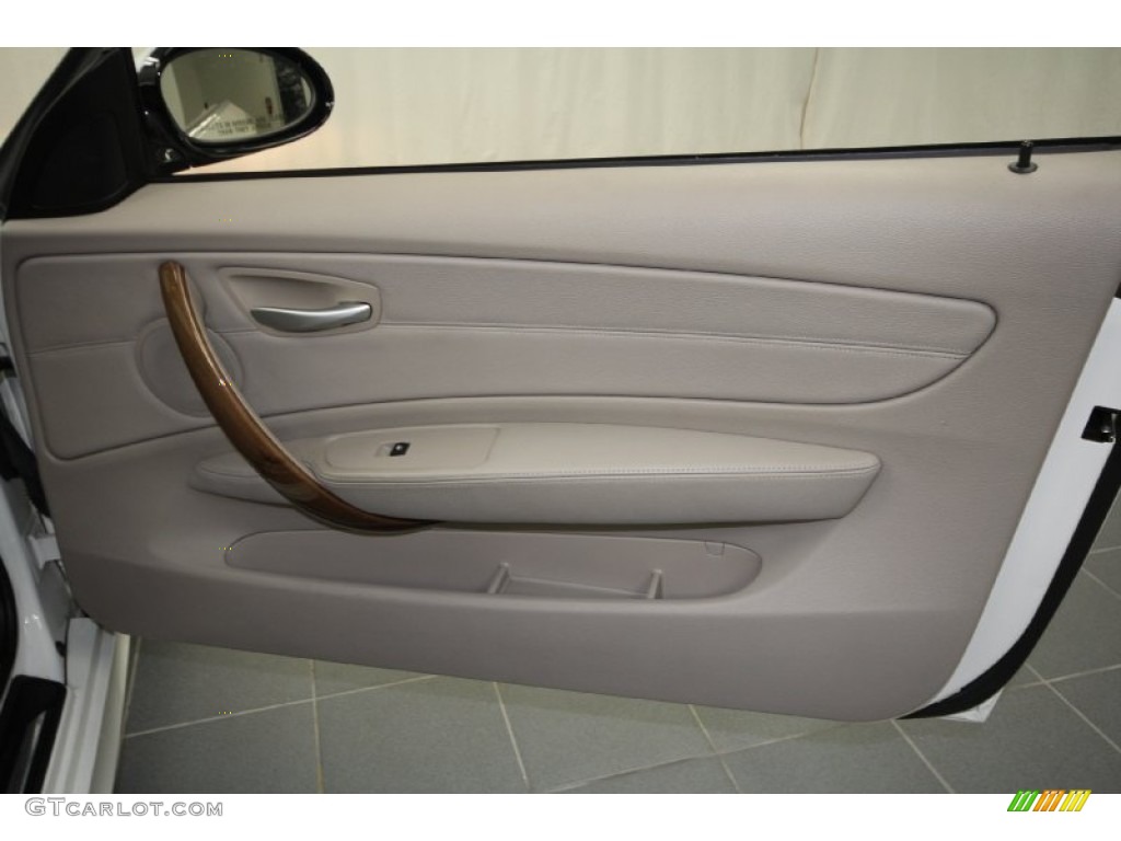 2008 1 Series 128i Convertible - Alpine White / Taupe photo #31