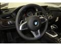 Black 2012 BMW Z4 sDrive35i Steering Wheel