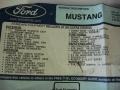 2007 Ford Mustang GT Premium Coupe Window Sticker