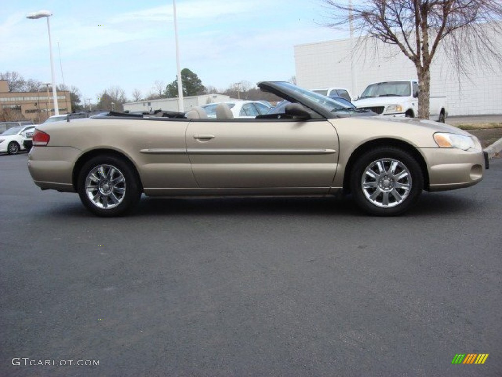 Light Almond Pearl Metallic 2004 Chrysler Sebring Limited Convertible Exterior Photo #60252785