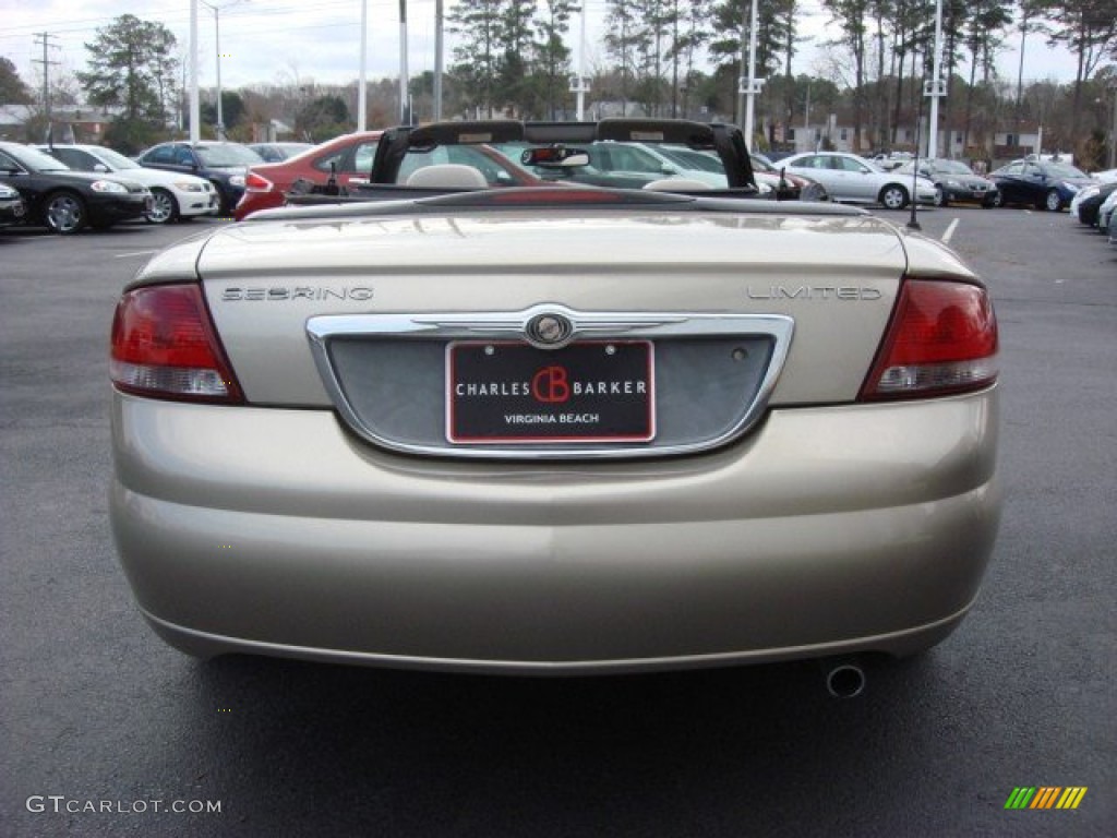 2004 Sebring Limited Convertible - Light Almond Pearl Metallic / Taupe photo #5