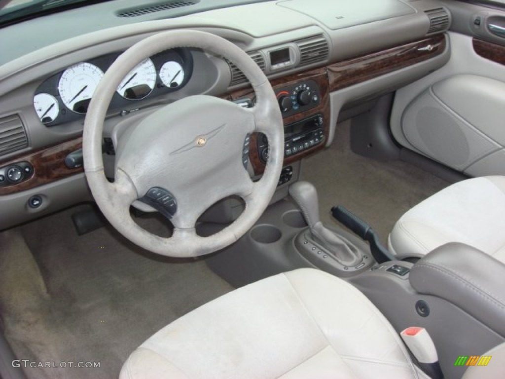 Taupe Interior 2004 Chrysler Sebring Limited Convertible Photo #60252861
