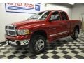 2005 Flame Red Dodge Ram 2500 Laramie Quad Cab 4x4  photo #1