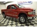 2005 Flame Red Dodge Ram 2500 Laramie Quad Cab 4x4  photo #61